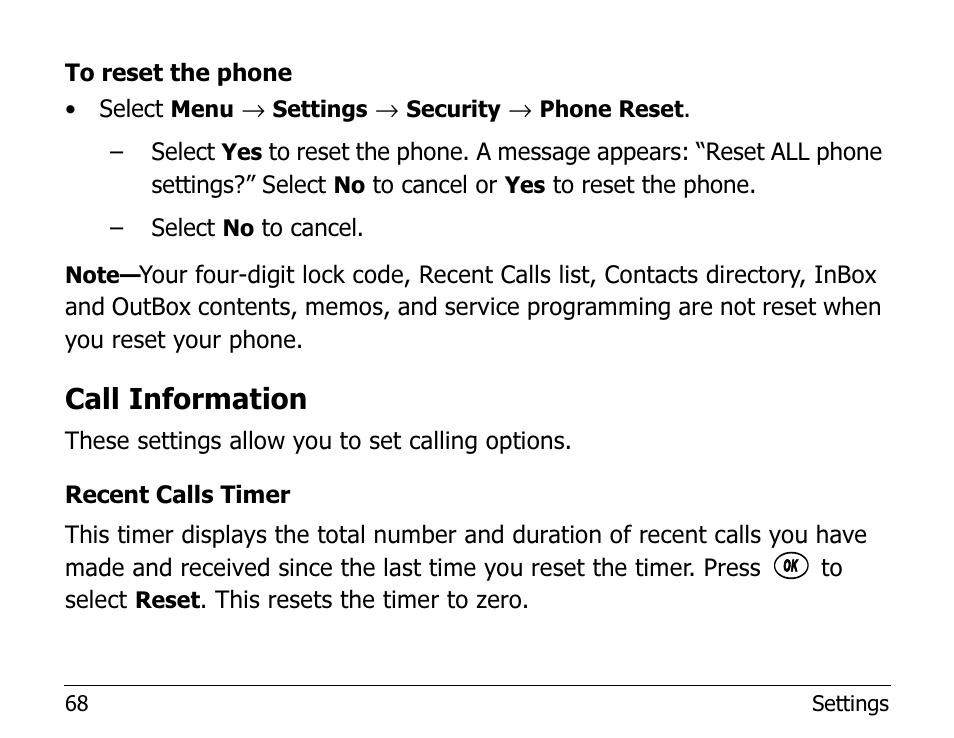 Call information | Kyocera 2100 Series User Manual | Page 88 / 123