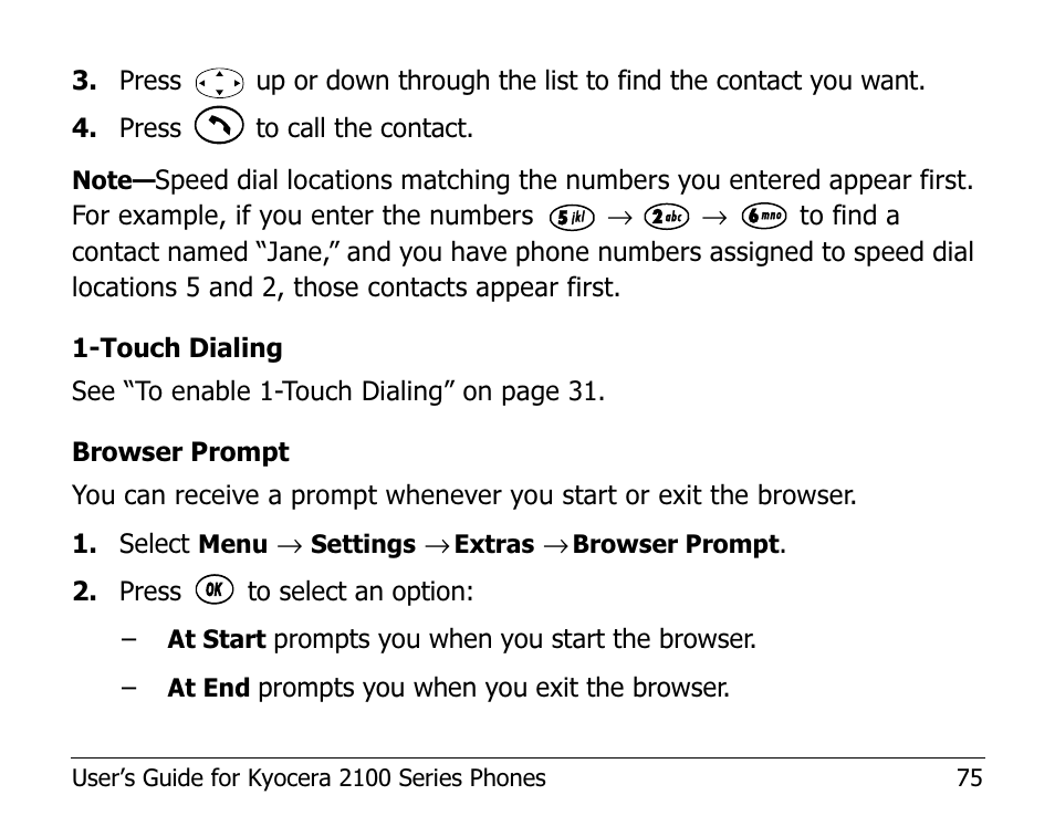 Kyocera 2100 Series User Manual | Page 95 / 123