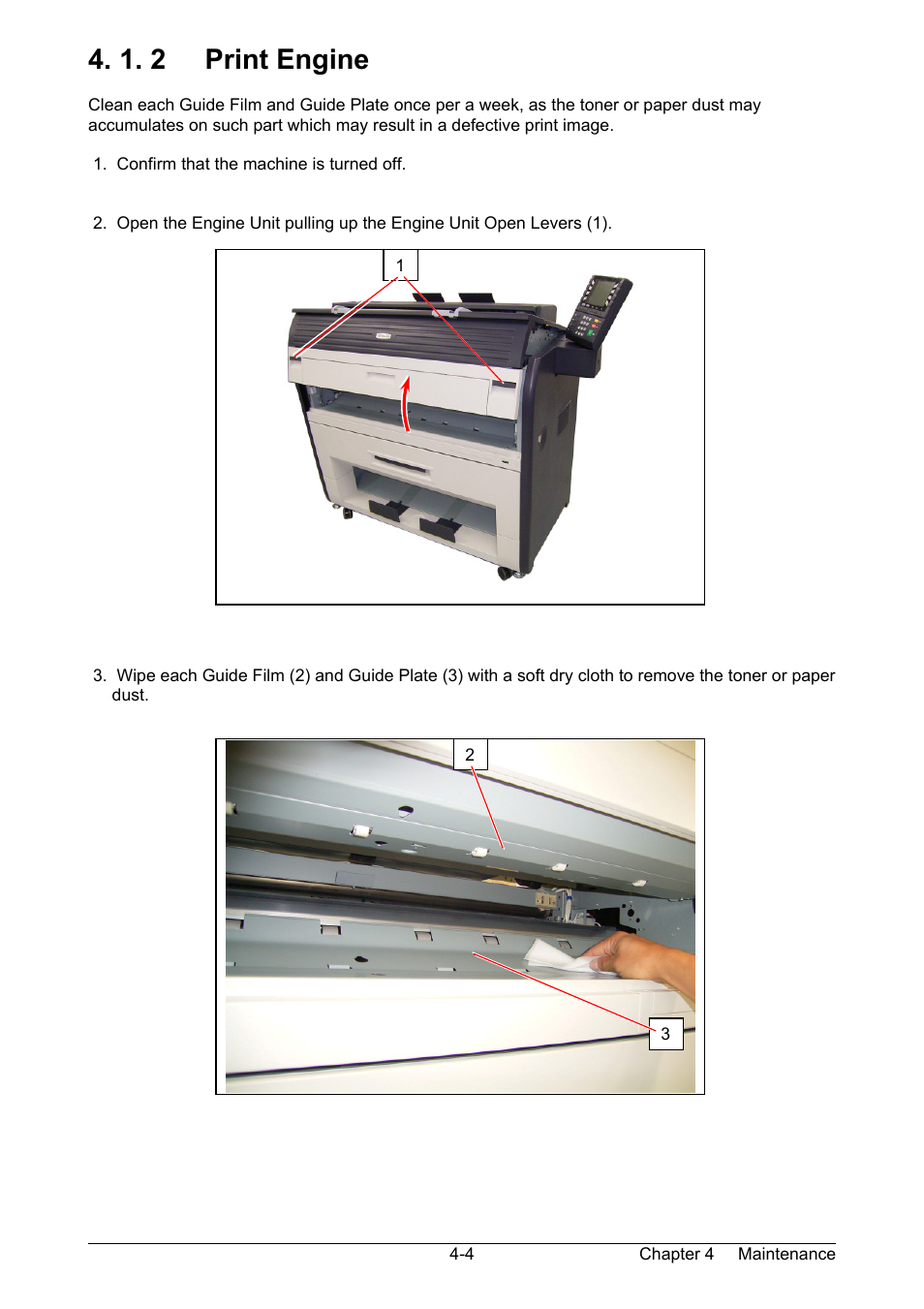 1. 2 print engine | Kyocera KM-3650w User Manual | Page 56 / 62