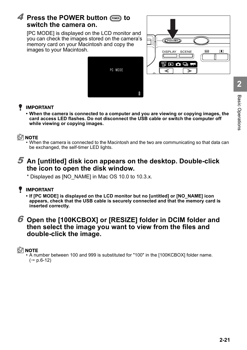 Press the power button | Kyocera Finecam SL400R User Manual | Page 45 / 134