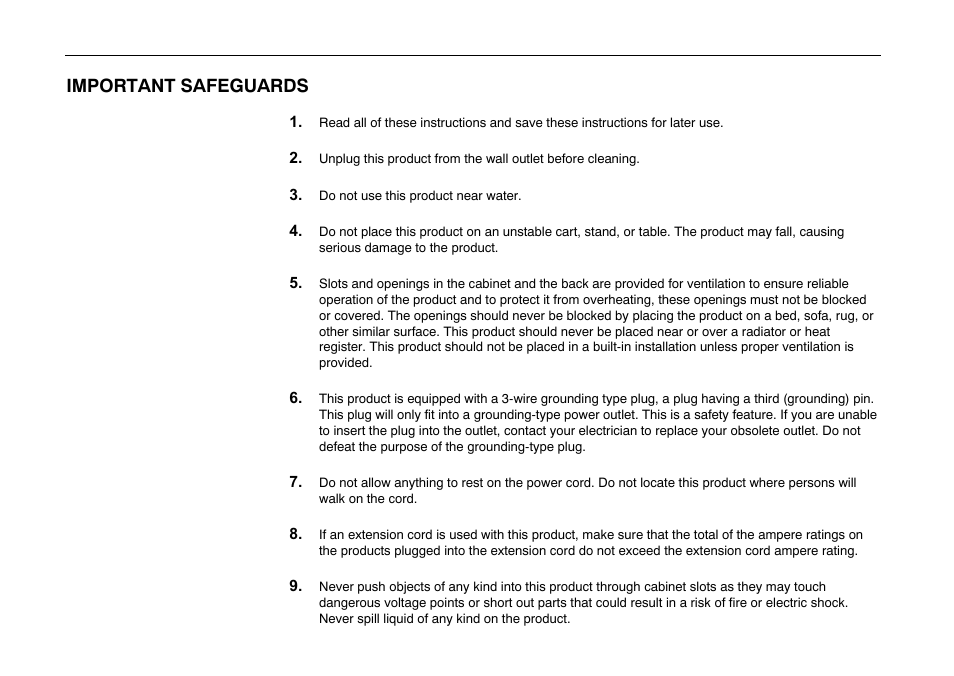 Important safeguards | Kyocera FS-600 User Manual | Page 11 / 144
