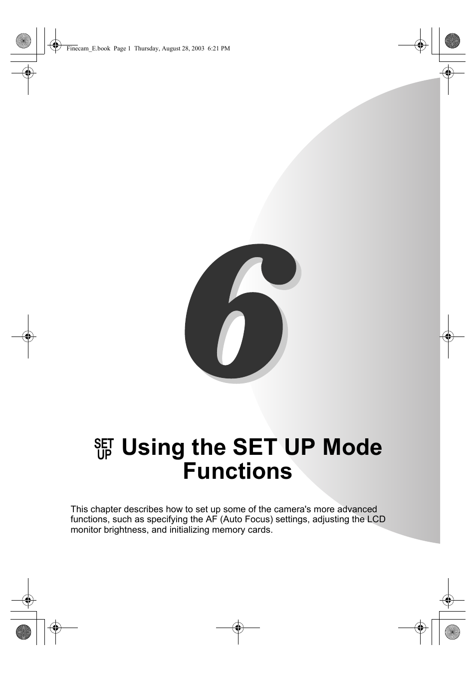 Using the set up mode functions | Kyocera SL300R User Manual | Page 109 / 134