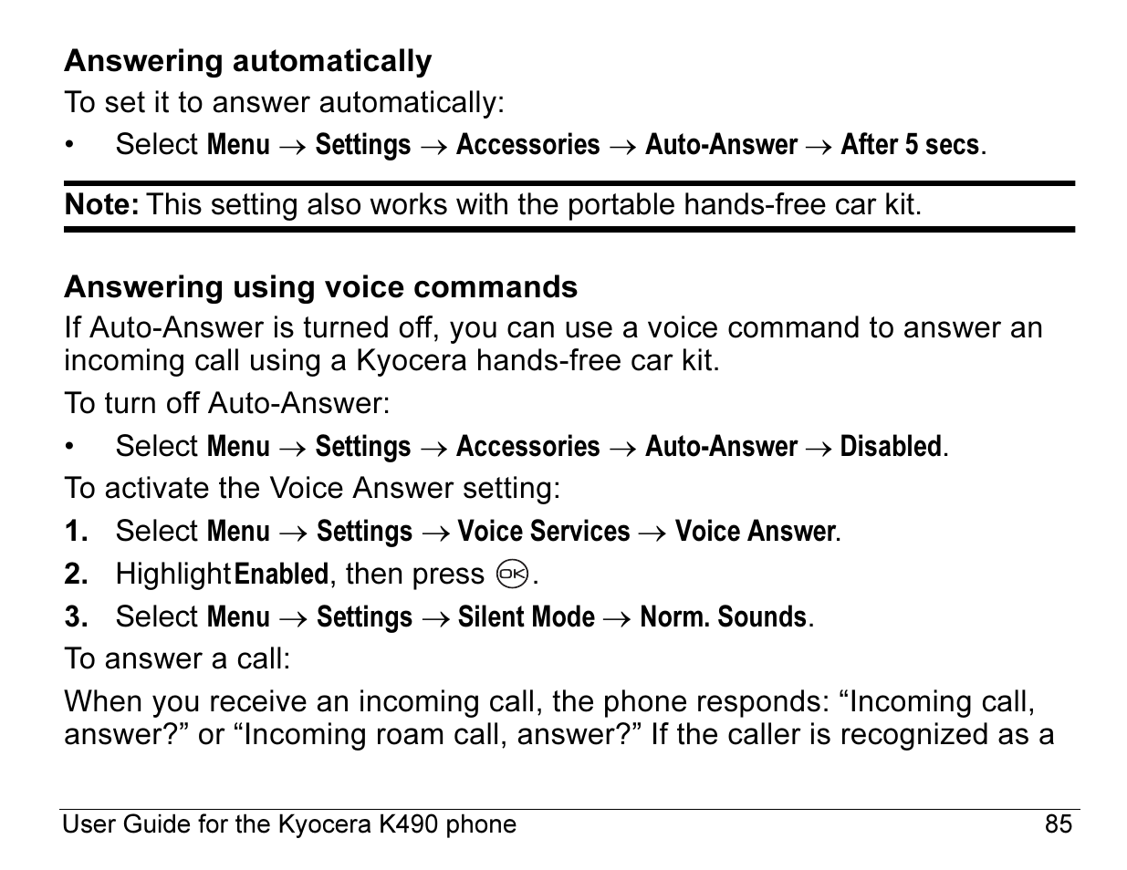 Kyocera ENERGI K490 User Manual | Page 107 / 135