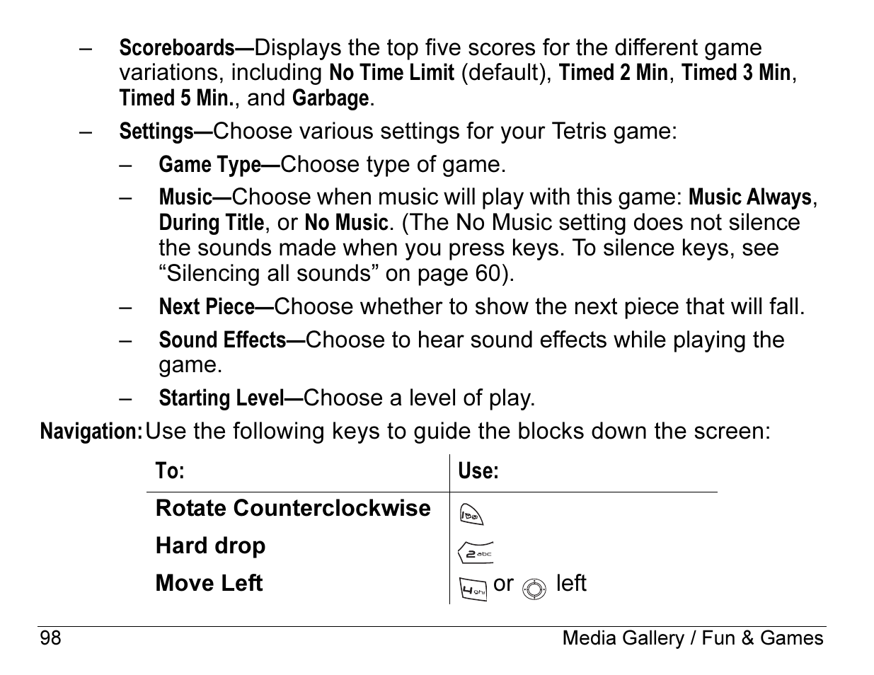 Kyocera ENERGI K490 User Manual | Page 120 / 135