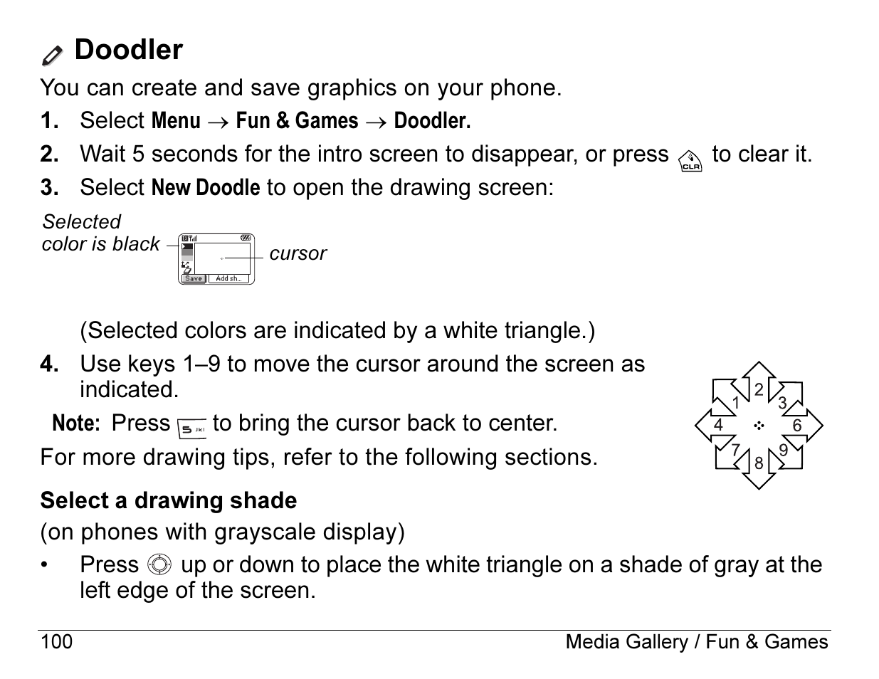 Doodler | Kyocera ENERGI K490 User Manual | Page 122 / 135