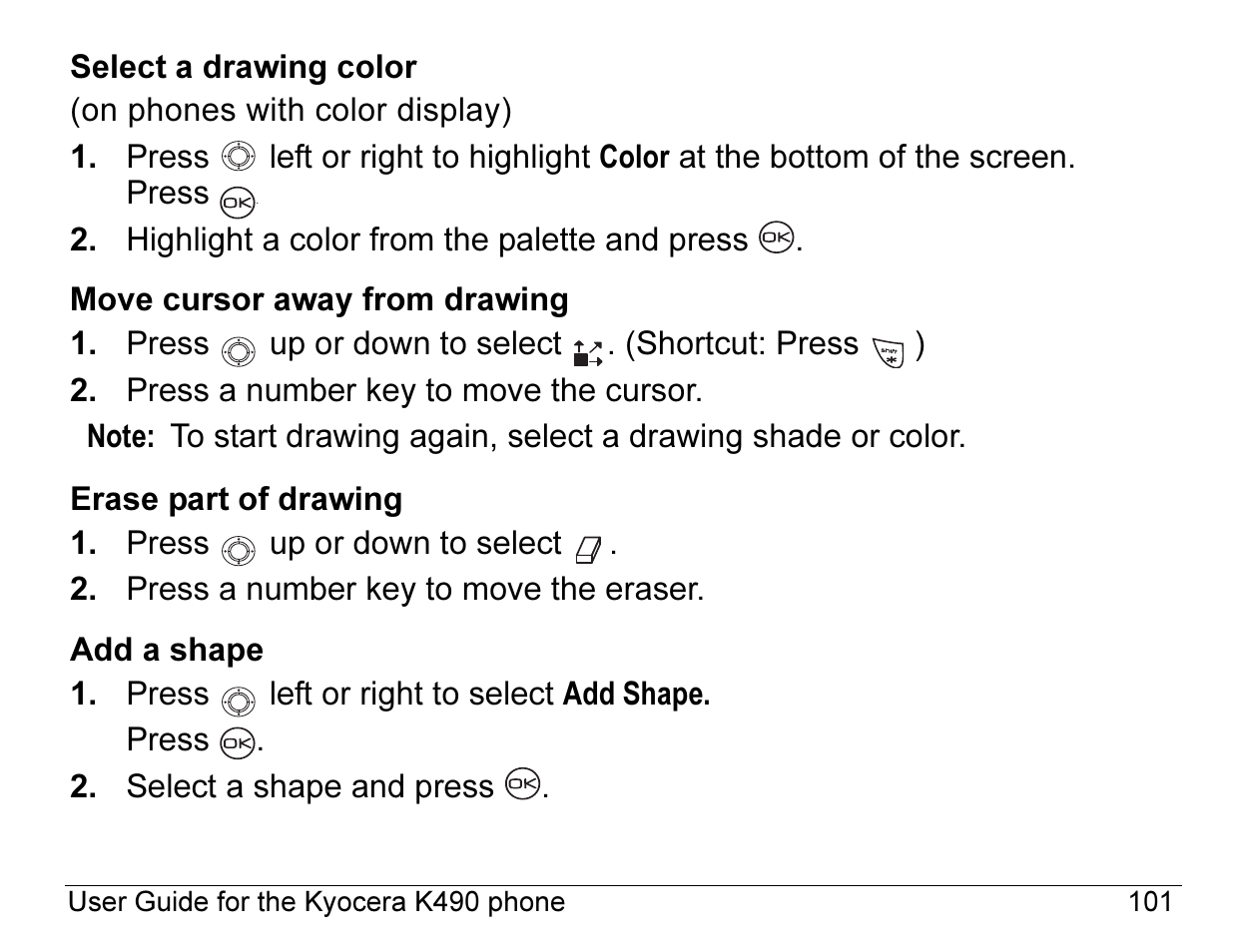 Kyocera ENERGI K490 User Manual | Page 123 / 135