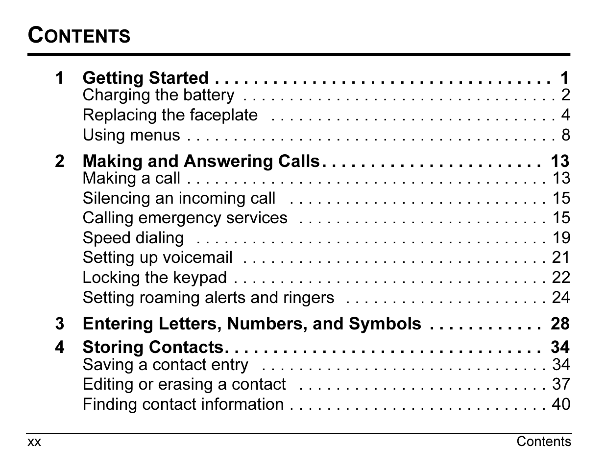 Kyocera ENERGI K490 User Manual | Page 20 / 135