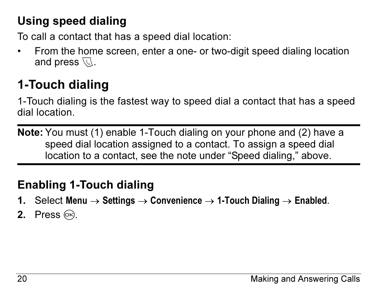 Touch dialing | Kyocera ENERGI K490 User Manual | Page 42 / 135