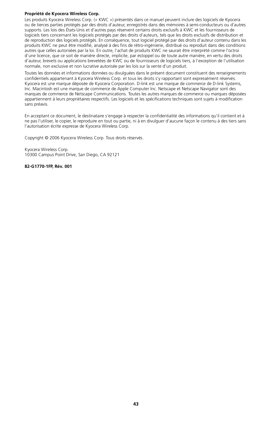 Kyocera 82-G1770-1FP User Manual | Page 46 / 61