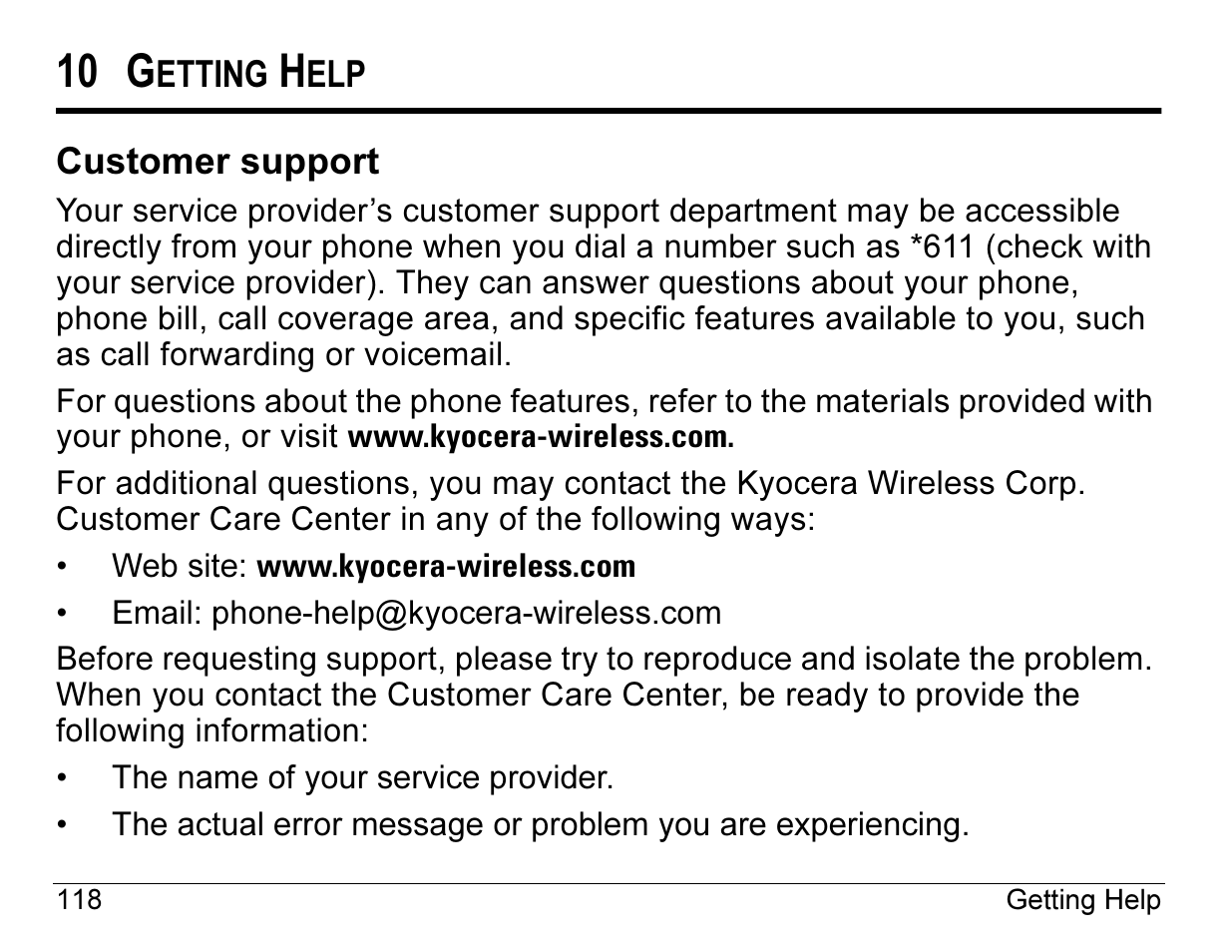 10 g | Kyocera 3245 User Manual | Page 138 / 146