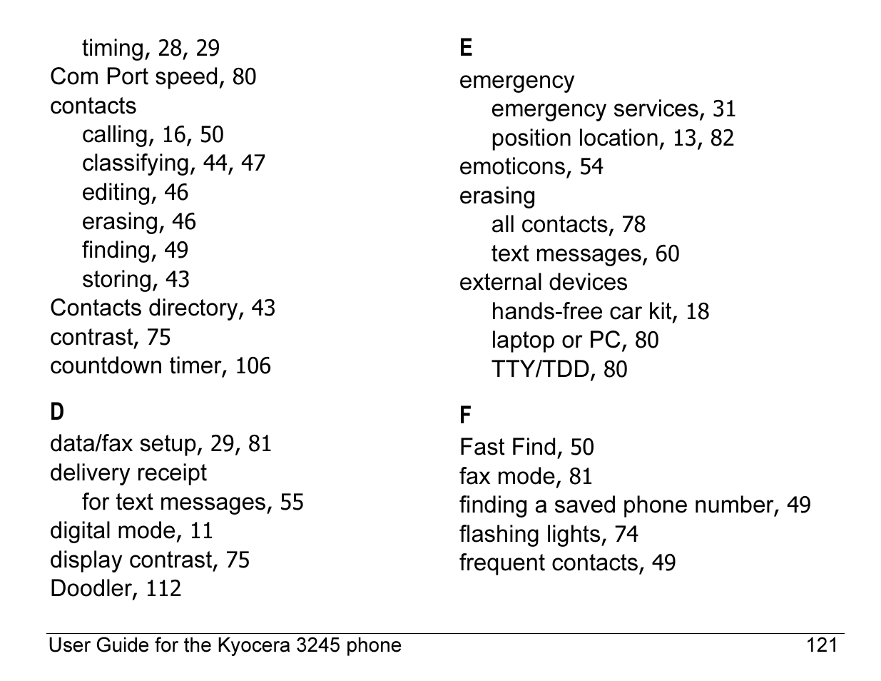 Kyocera 3245 User Manual | Page 141 / 146