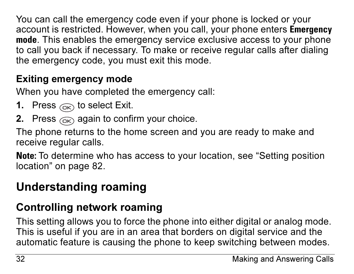 Understanding roaming | Kyocera 3245 User Manual | Page 52 / 146