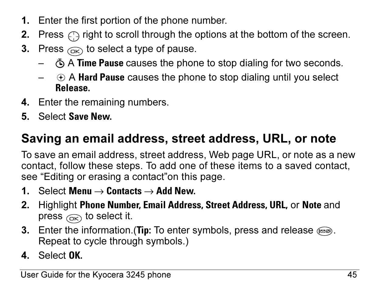 Kyocera 3245 User Manual | Page 65 / 146