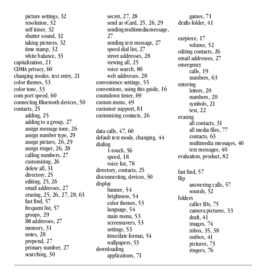 Kyocera Neo E1100 User Manual | Page 84 / 89