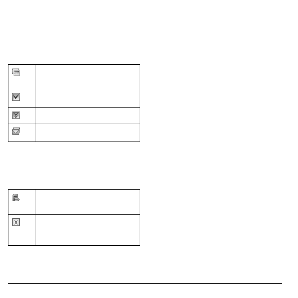 Manage sent messages, Check message status in sent folder, Check message status in outbox | Unable to send messages, Appended messages, Manage web alerts, From web alerts, select an alert, Select connect to launch the browser, Manage sent messages manage | Kyocera Domino S1310 User Manual | Page 40 / 76
