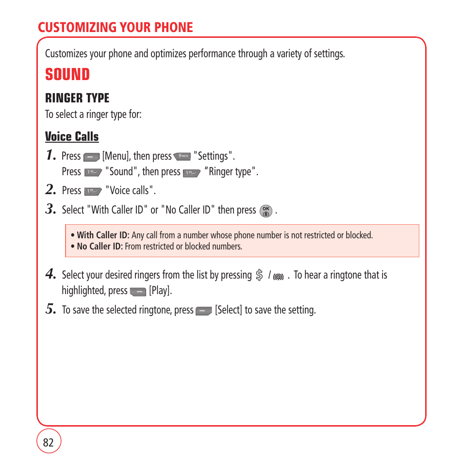 Sound | Kyocera VM1450 User Manual | Page 82 / 148