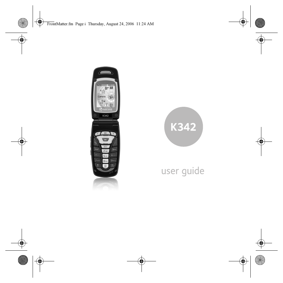 Kyocera K342 User Manual | 80 pages