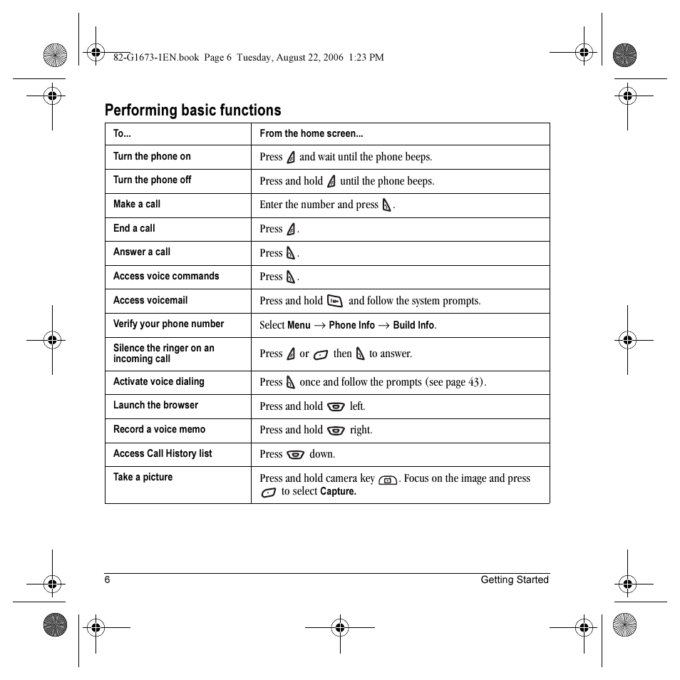 Performing basic functions | Kyocera K342 User Manual | Page 12 / 80