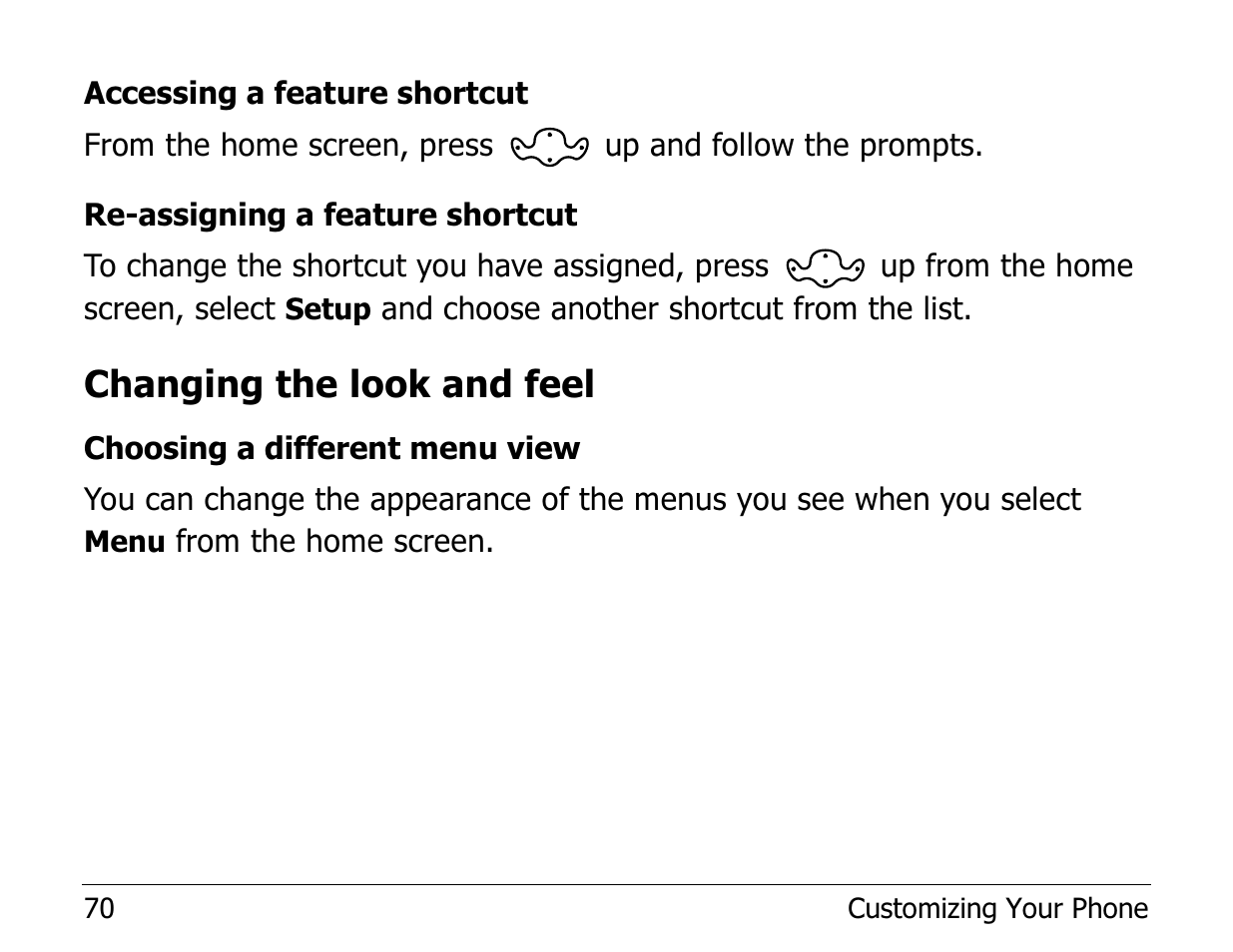 Changing the look and feel | Kyocera Phone 2235 User Manual | Page 90 / 136