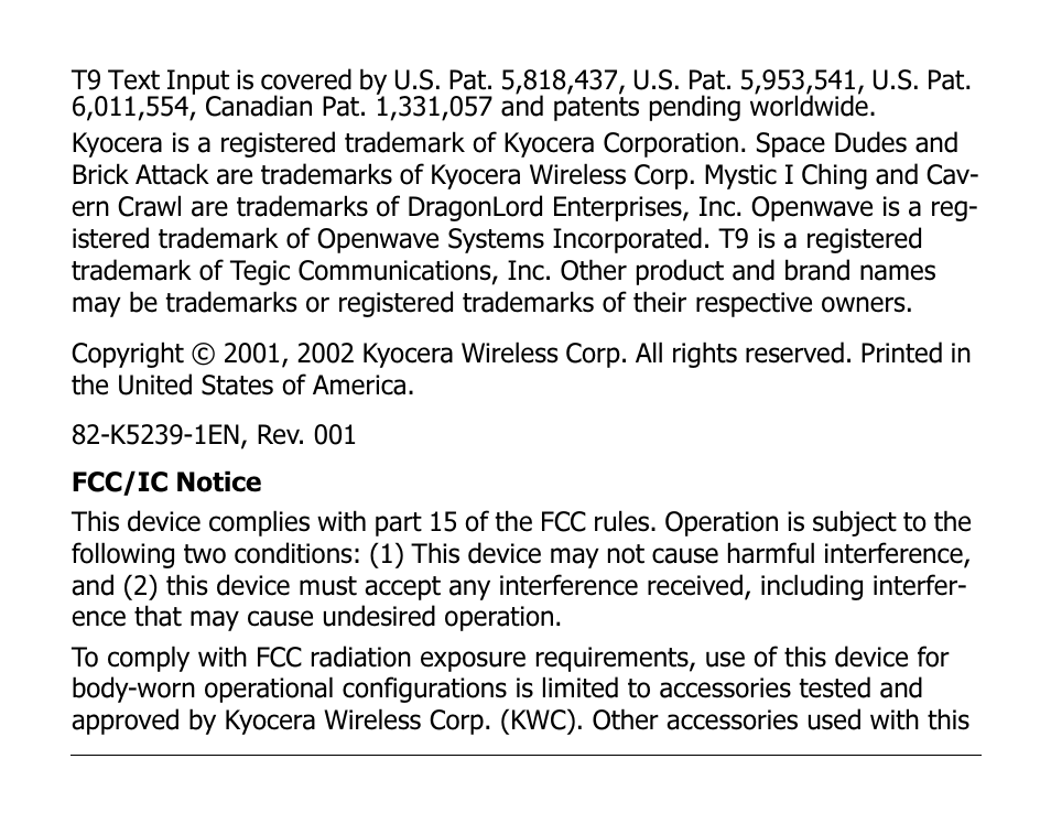 Kyocera 2255 User Manual | Page 4 / 110