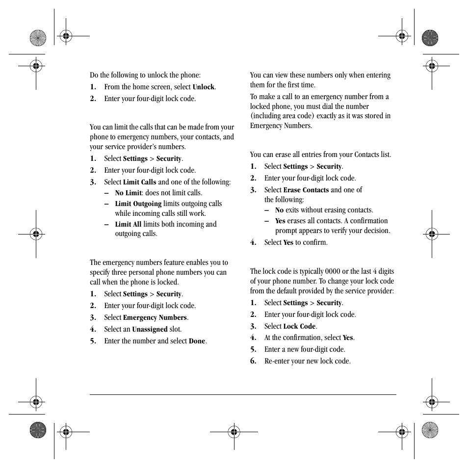 Kyocera S4000 User Manual | Page 61 / 80