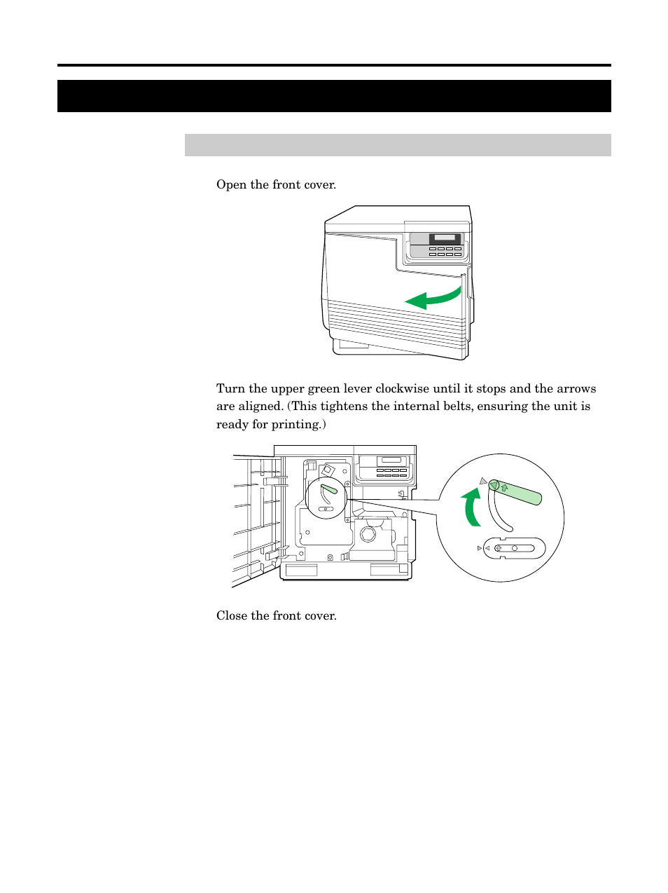 Setup, Setting up the printer, Preparing the imaging unit | Chapter 2, P. 12) | Kyocera FS-5900C User Manual | Page 25 / 132