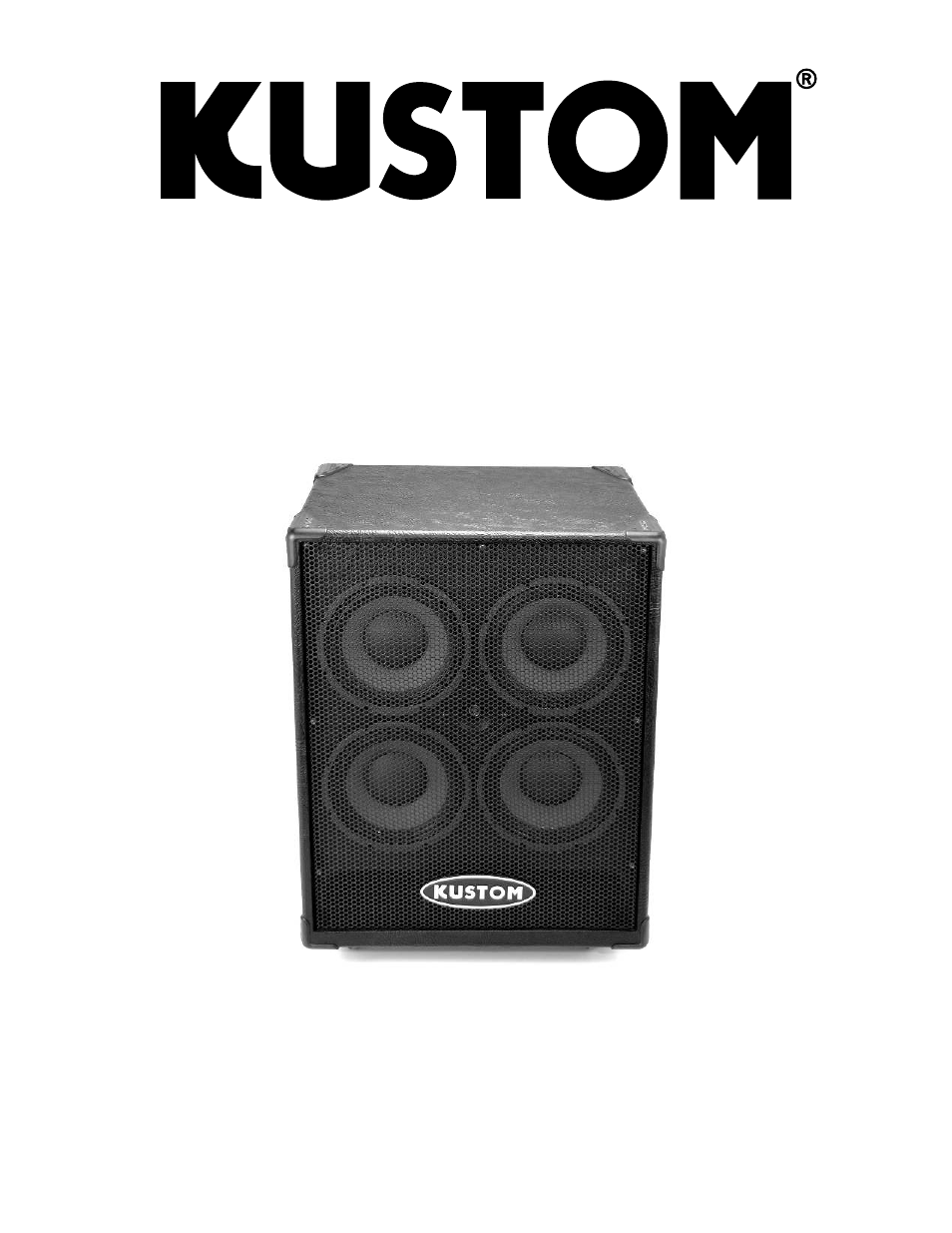 Kustom G410H User Manual | 8 pages