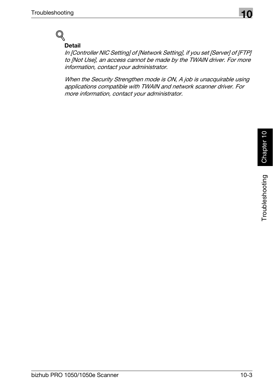 Konica Minolta BIZHUB PRO 1050E User Manual | Page 166 / 190