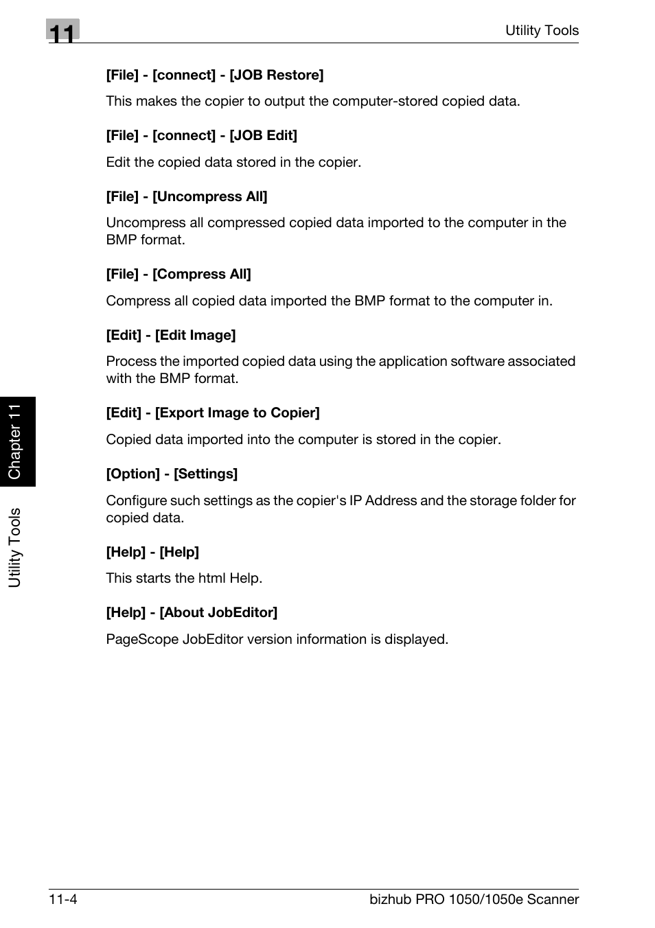 Konica Minolta BIZHUB PRO 1050E User Manual | Page 173 / 190