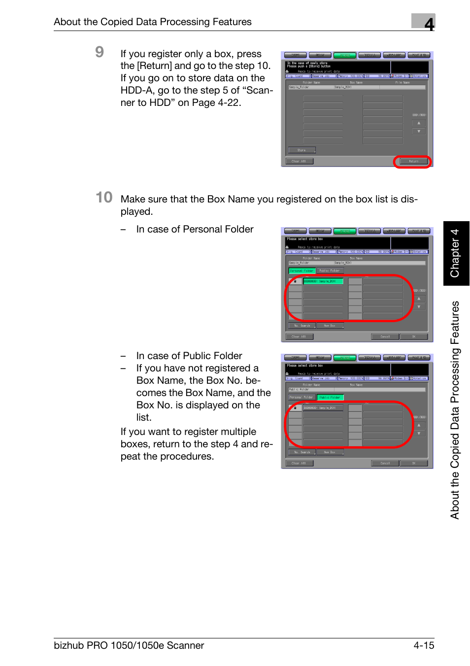 Konica Minolta BIZHUB PRO 1050E User Manual | Page 50 / 190