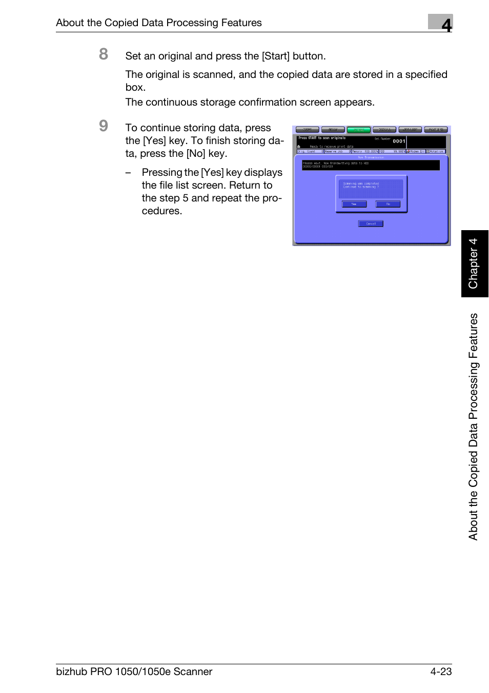 Konica Minolta BIZHUB PRO 1050E User Manual | Page 58 / 190