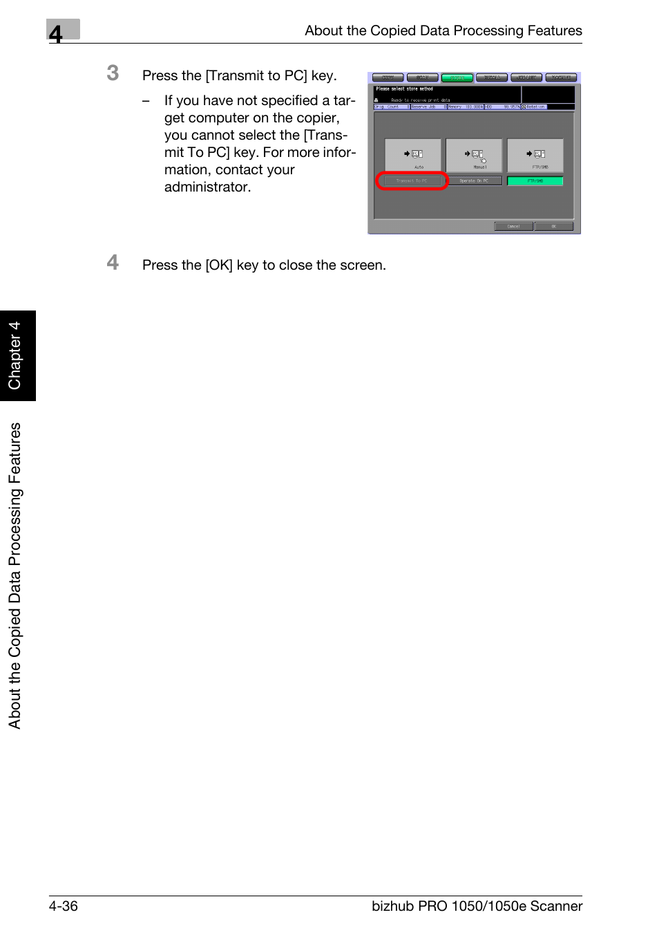 Konica Minolta BIZHUB PRO 1050E User Manual | Page 71 / 190