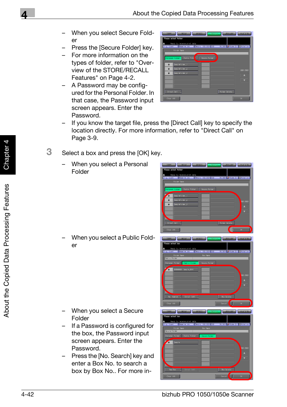 Konica Minolta BIZHUB PRO 1050E User Manual | Page 77 / 190