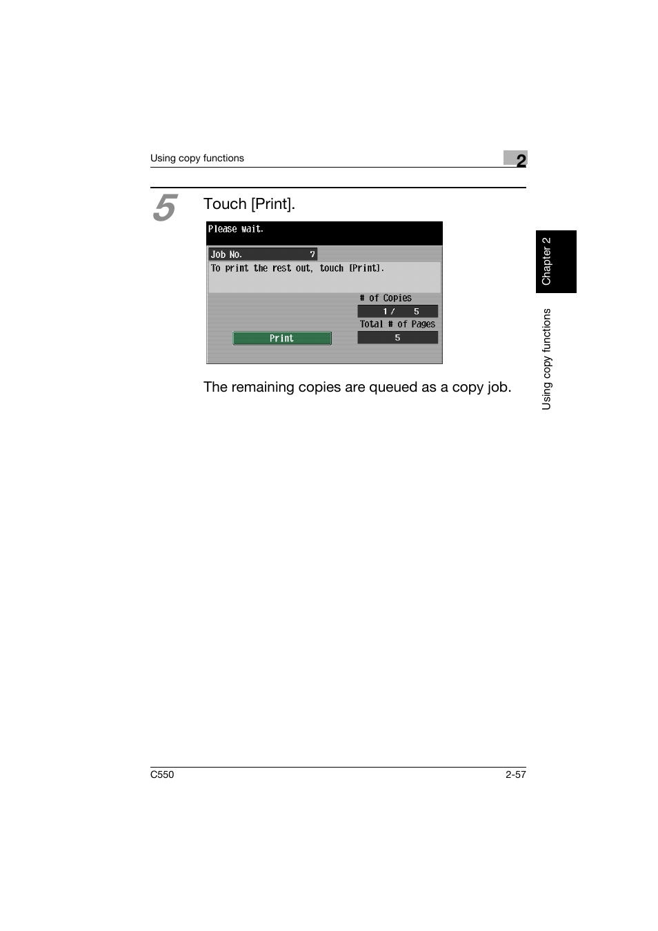 Konica Minolta C550 User Manual | Page 100 / 164