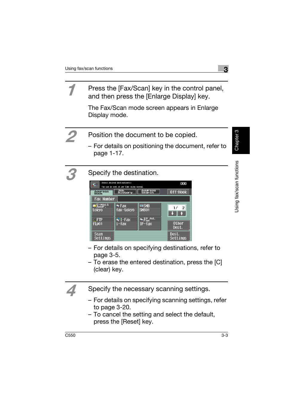 Konica Minolta C550 User Manual | Page 104 / 164