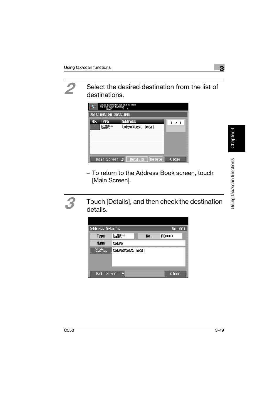 Konica Minolta C550 User Manual | Page 150 / 164