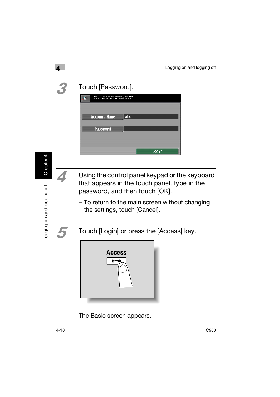 Konica Minolta C550 User Manual | Page 161 / 164
