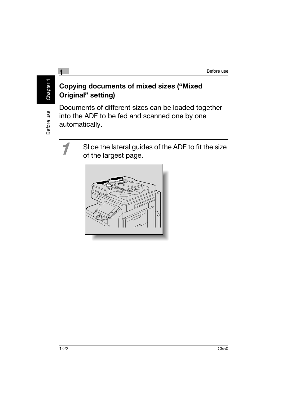 Konica Minolta C550 User Manual | Page 31 / 164