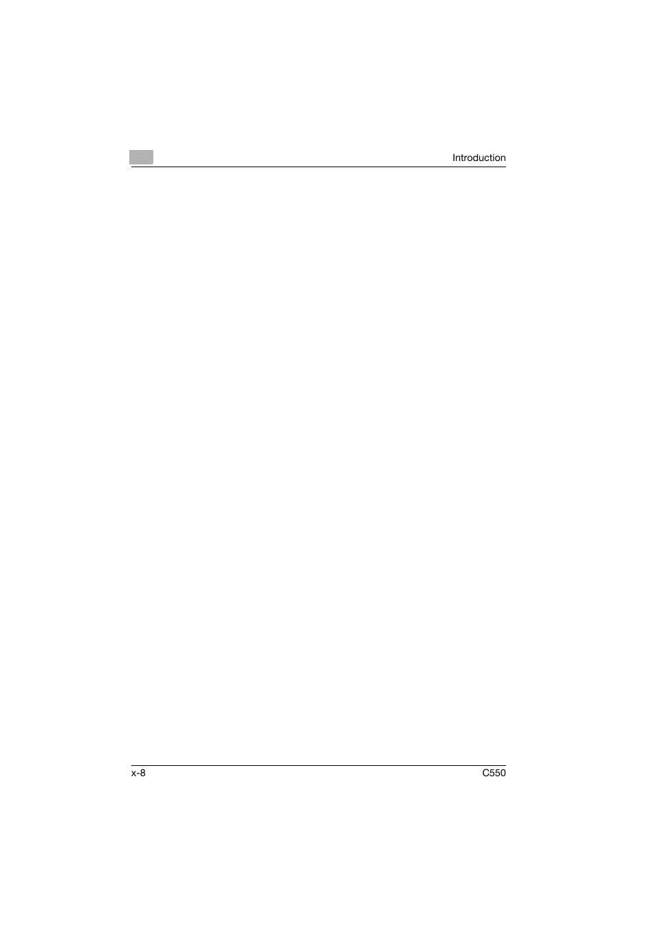 Konica Minolta C550 User Manual | Page 9 / 164