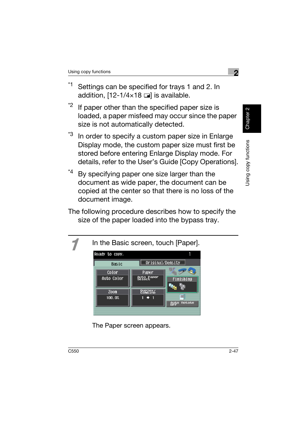 Konica Minolta C550 User Manual | Page 90 / 164