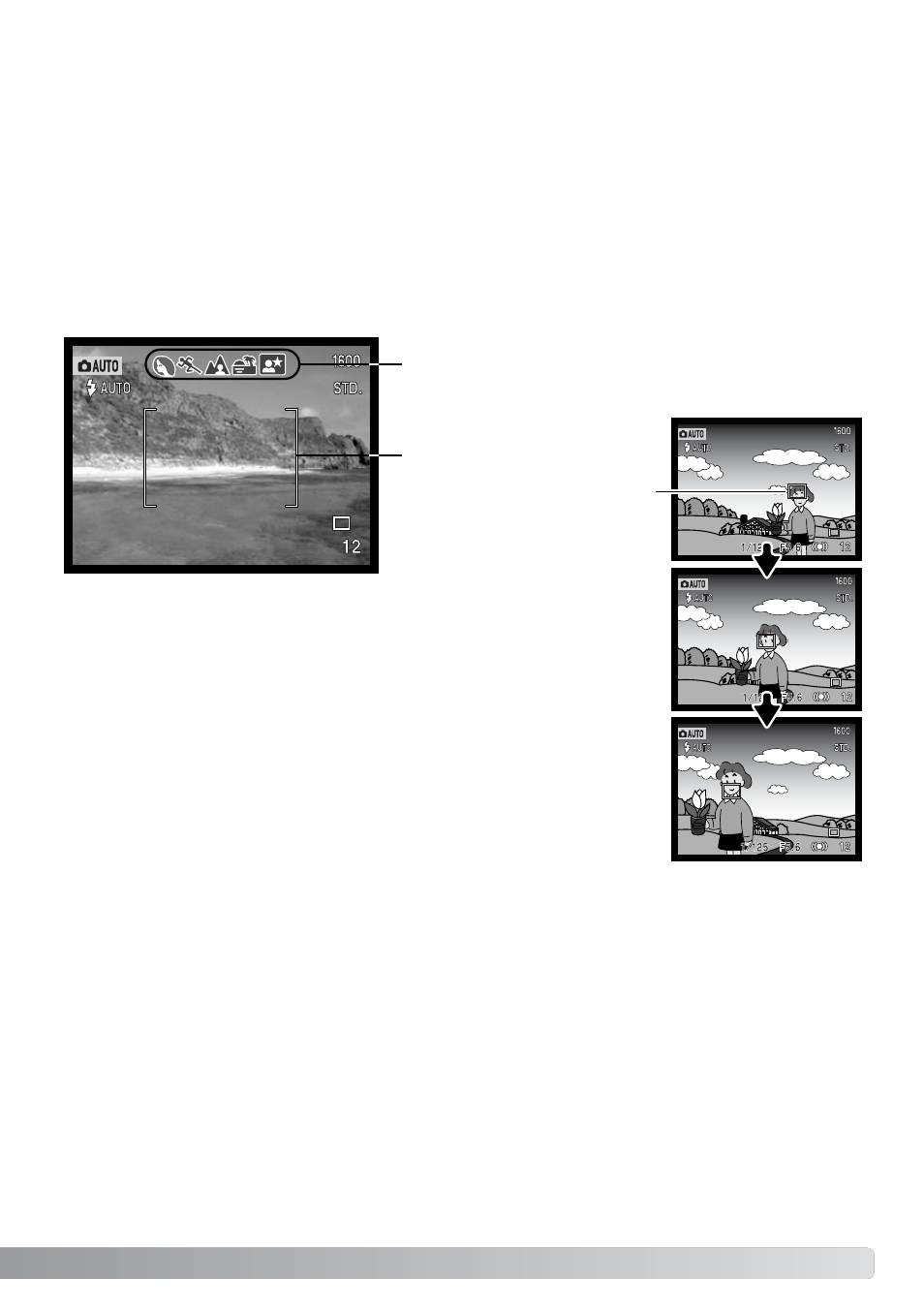 About camera operation | Konica Minolta DiMAGE F200 User Manual | Page 25 / 132