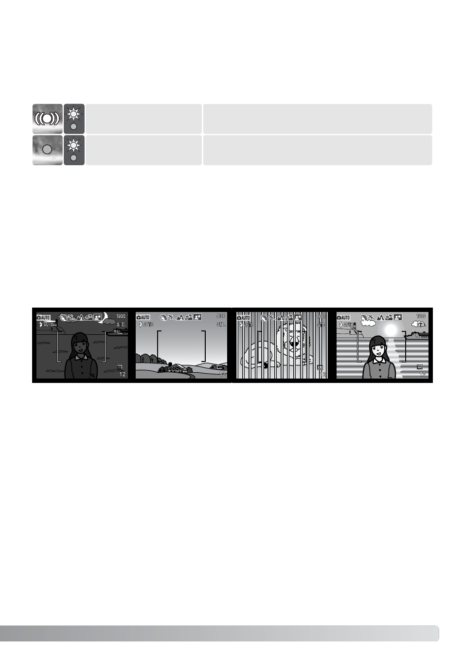 Focus signals special focusing situations | Konica Minolta DiMAGE F200 User Manual | Page 27 / 132
