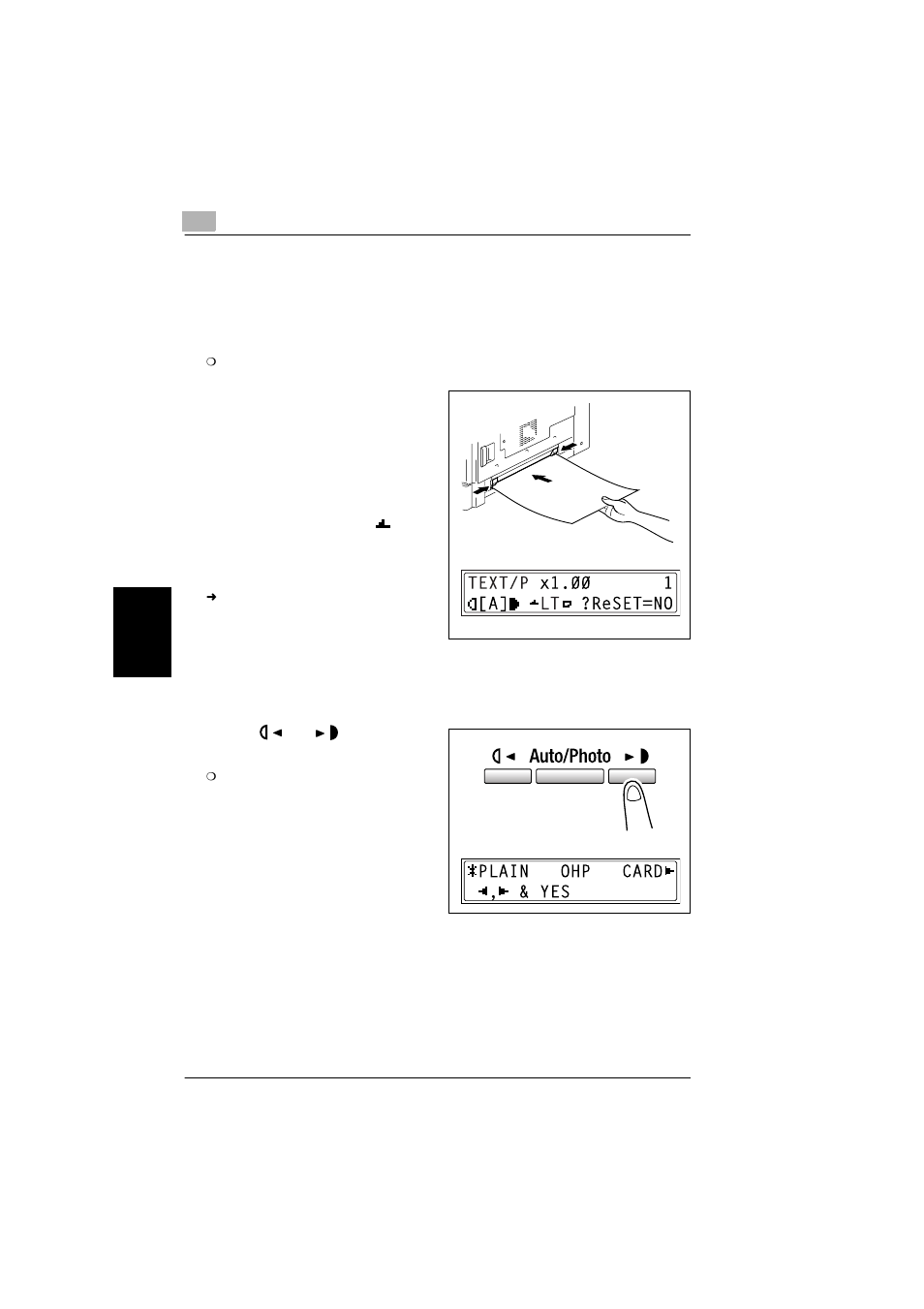 Copying onto manually fed paper, To copy using the manual bypass | Konica Minolta bizhub 180 User Manual | Page 109 / 256