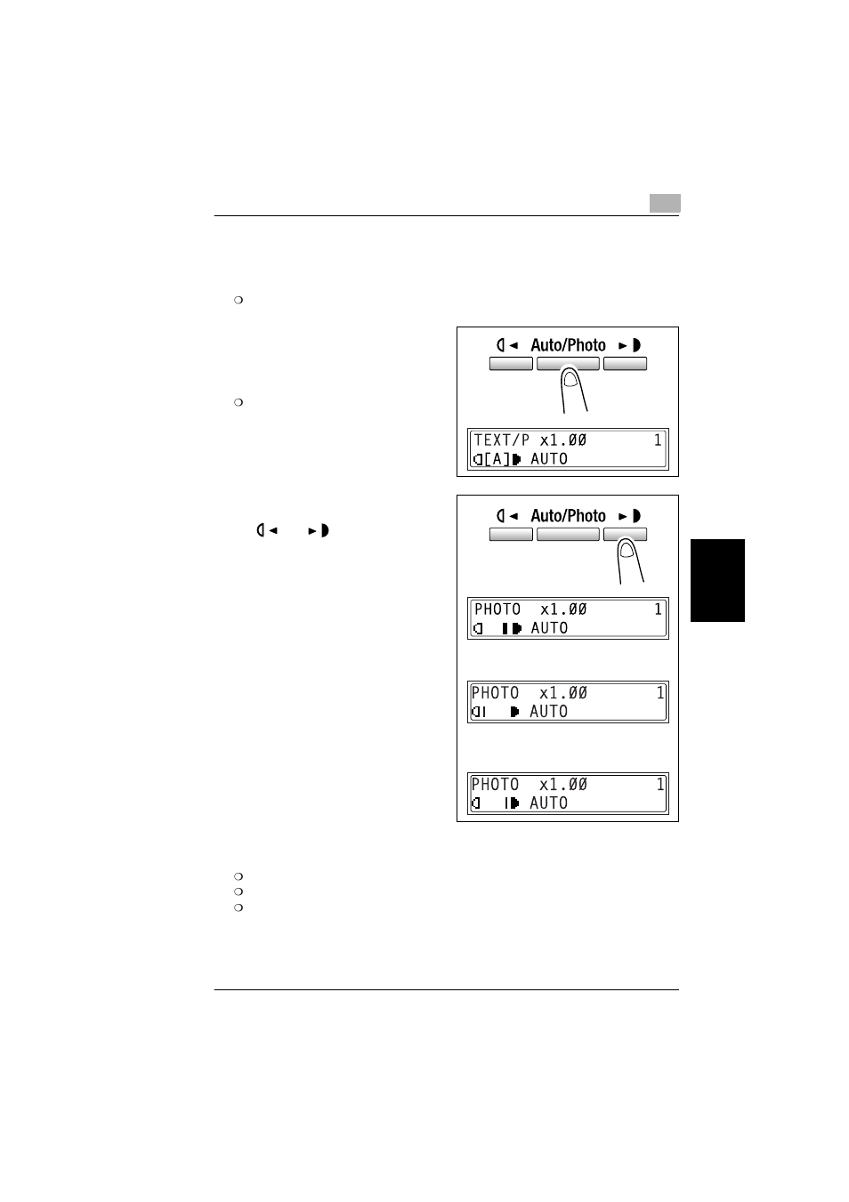To make copies after specifying a copy density, To make copies after specifying a copy density -37 | Konica Minolta bizhub 180 User Manual | Page 130 / 256