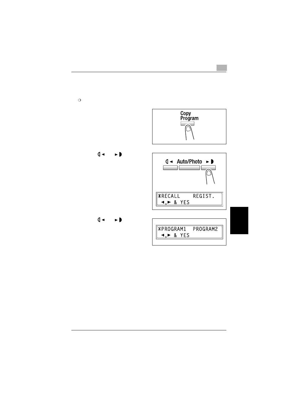 To recall a copy program, To recall a copy program -23 | Konica Minolta bizhub 180 User Manual | Page 156 / 256