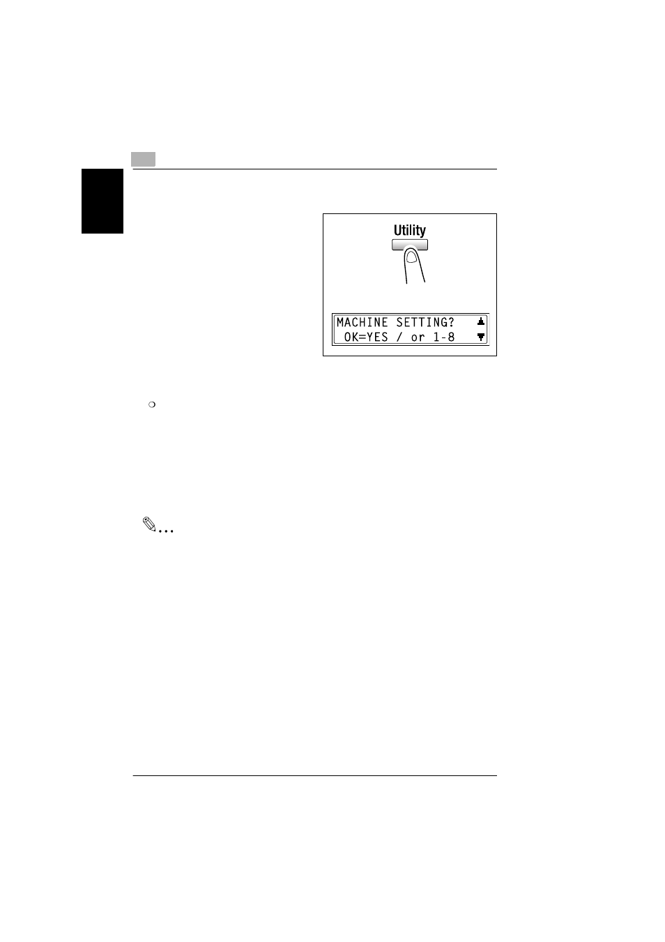 To select the “machine setting” menu, To select the, Machine setting | Menu -6 | Konica Minolta bizhub 180 User Manual | Page 163 / 256