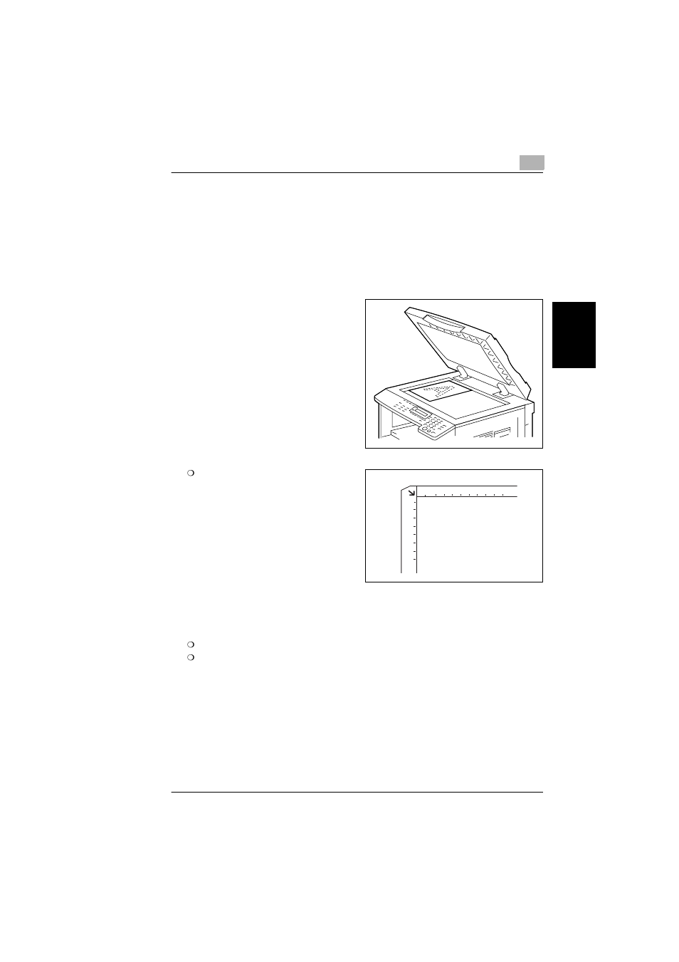 With the original glass, To position sheet documents, Nt. (p. 3-11) | P. 3-11) | Konica Minolta bizhub 180 User Manual | Page 64 / 256