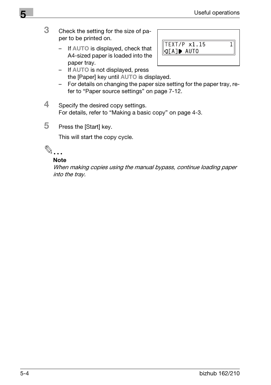 Konica Minolta BIZHUB 210 User Manual | Page 130 / 256