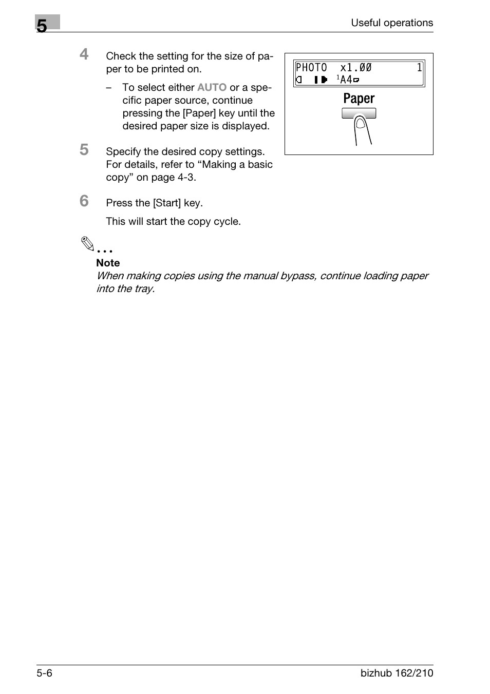 Konica Minolta BIZHUB 210 User Manual | Page 132 / 256