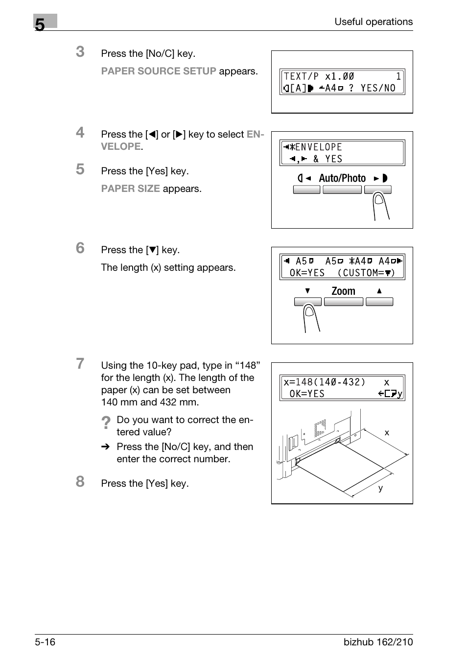 Konica Minolta BIZHUB 210 User Manual | Page 142 / 256